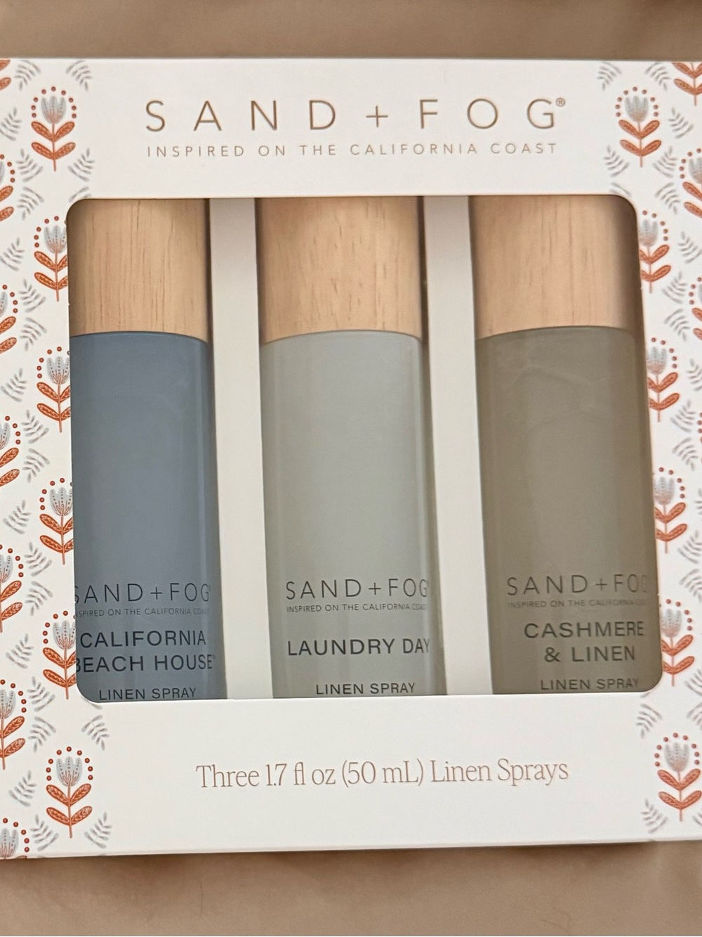 Sand + Fog Linen Spray Set of 3 NIB